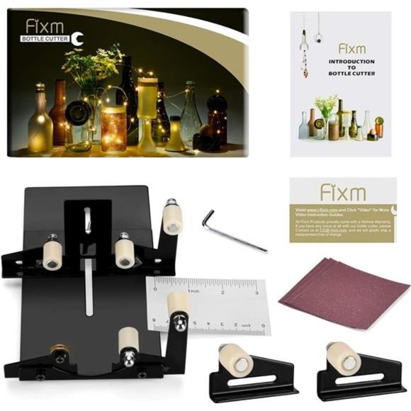 Glass Bottle Cutter, Square & Round Bottle Cutting Machine, Wine Bottles - Picture 6 of 6